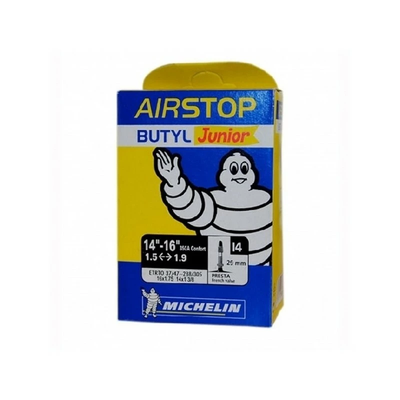 Chambre à Air Vélo Enfant Michelin I4 14-16 1,5 à 1.9 Presta 1 Chambre à Air Vélo Enfant Michelin I4 14-16 1,5 à 1.9 Presta