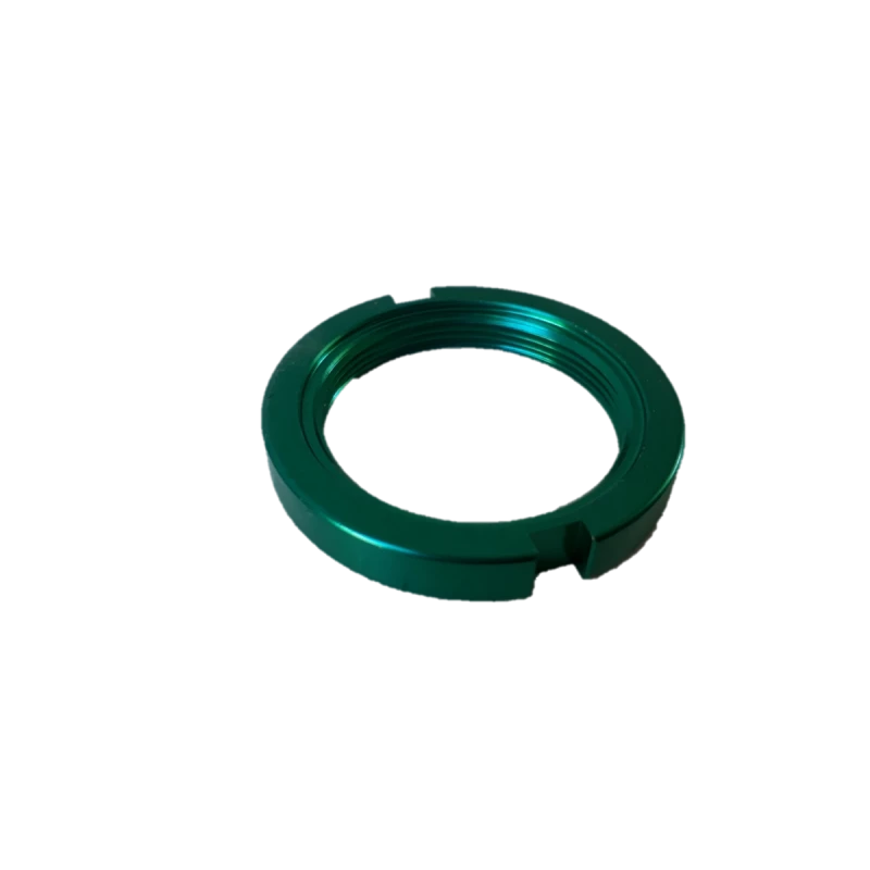 Contre Ecrou Pignon Fixe BC1.29"x24T CNC Alu Vert Clair 1 Contre Ecrou Pignon Fixe BC1.29"x24T CNC Alu Vert Clair