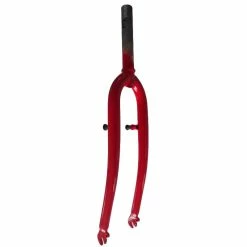 Fourche VTT 26 Pouces Rigide Rouge V-brake -vélo Soldes fourche vtt 26 pouces rigide rouge v brake 3