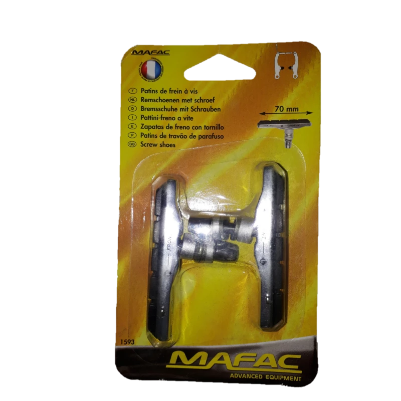 Mafac 2 Patins De Frein à Vis Pour V-brake 1 Mafac 2 Patins De Frein à Vis Pour V-brake