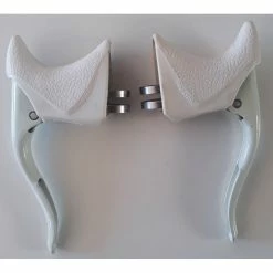 Paire De Leviers De Freins Blanc -vélo Soldes paire de leviers de freins blanc 2