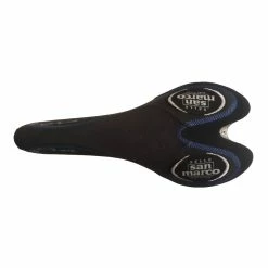 Selle San Marco Era K Titanium Bleue Et Noire -vélo Soldes selle san marco era k titanium bleue et noire 2