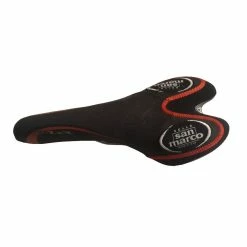 Selle San Marco Era K Titanium Rouge Et Noire -vélo Soldes selle san marco era k titanium rouge et noire 2