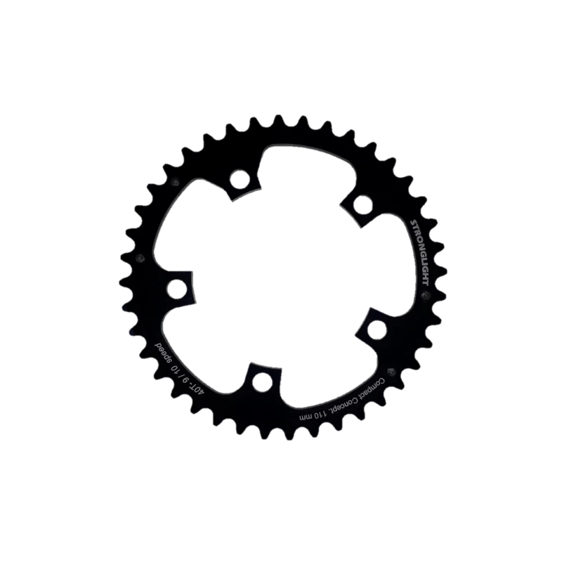 Stronglight 40 Dents Plateau Compact 9/10 Vitesses 110mm 1 Stronglight 40 Dents Plateau Compact 9/10 Vitesses 110mm